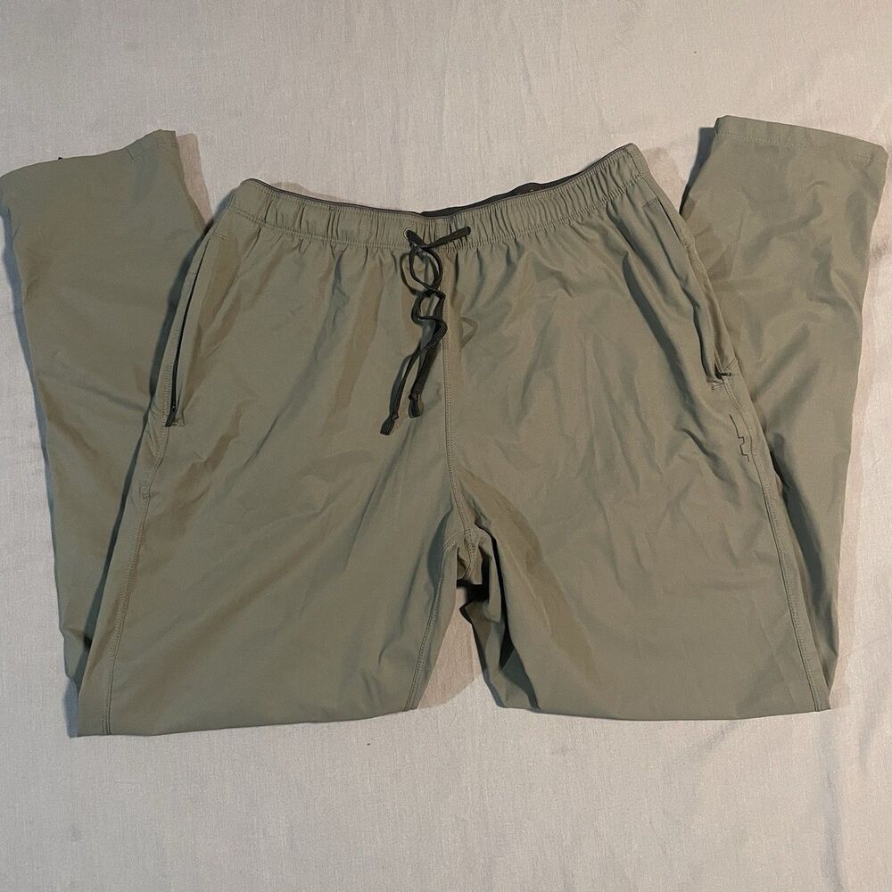 Path Projects Killam PX Pants Men’s M Green Trail Running Joggers Zip Pockets